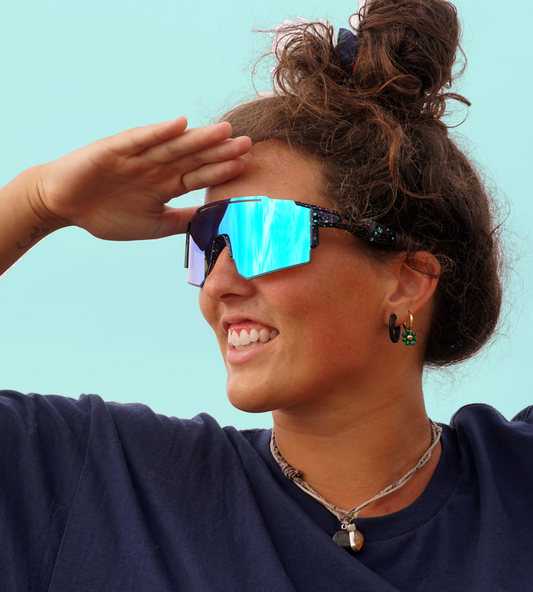 "Frameless" S1 Sportsonnenbrille BLACK