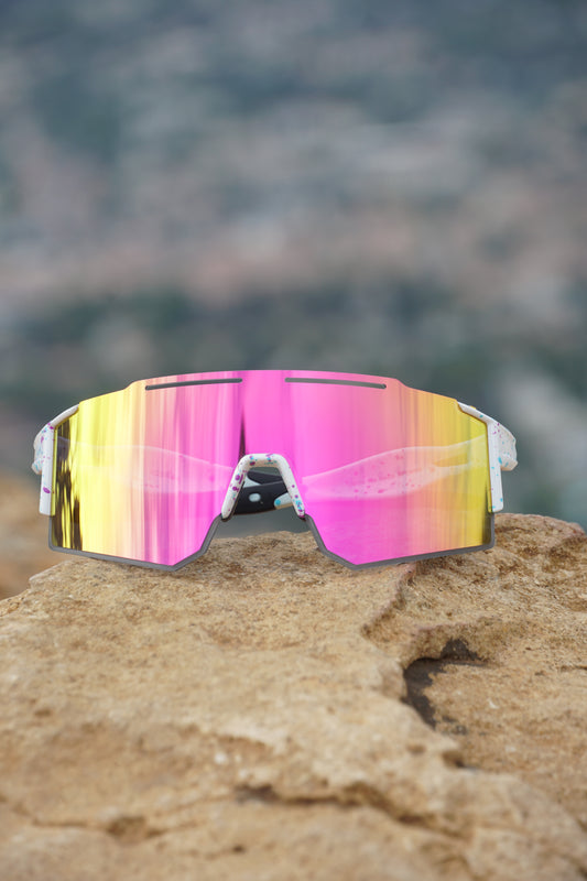 "Frameless" S1 Sportsonnenbrille WHITE