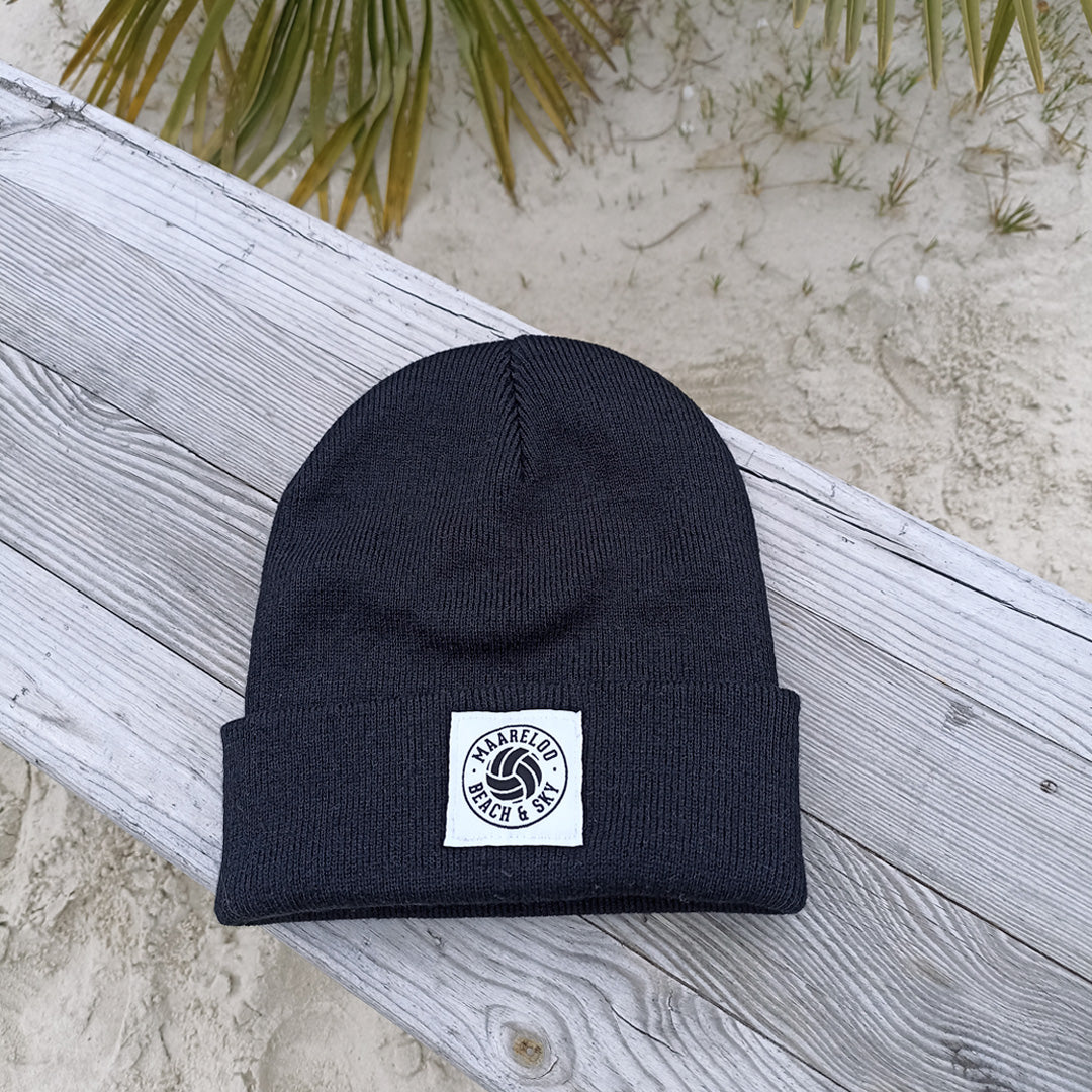 Cosy Beach Beanie – Black