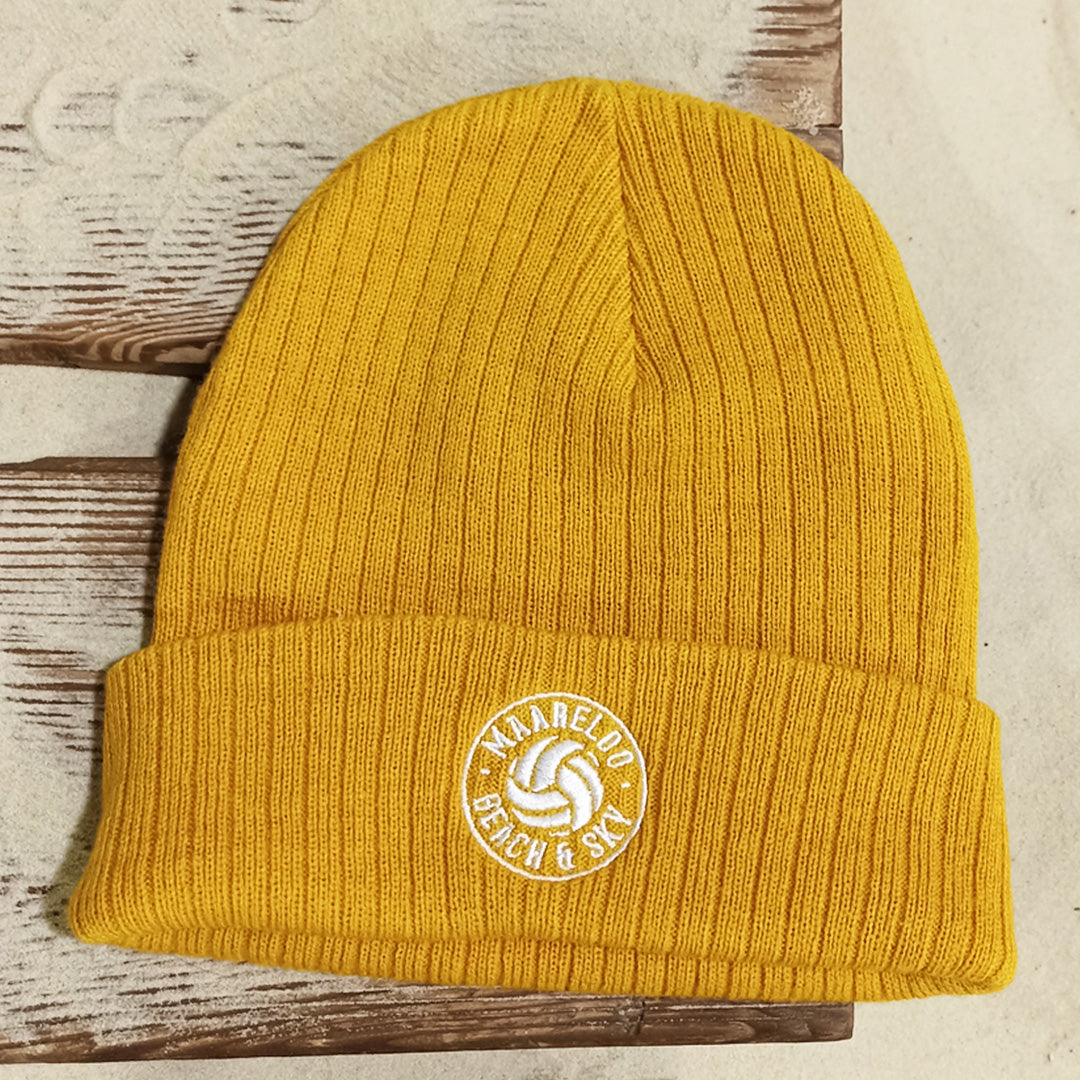 Autumn Beach Beanie – Senf
