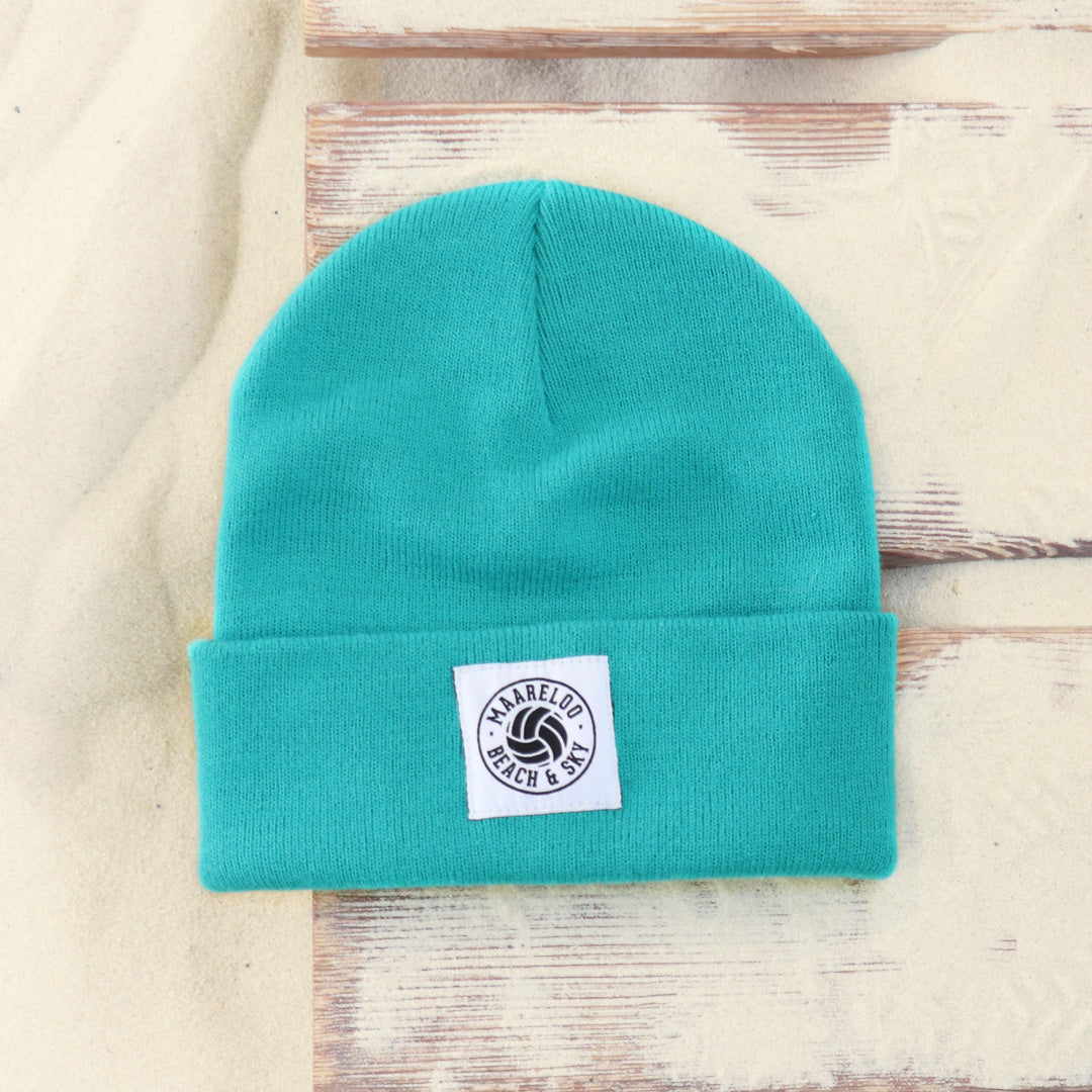 Cosy Beach Beanie – Emerald