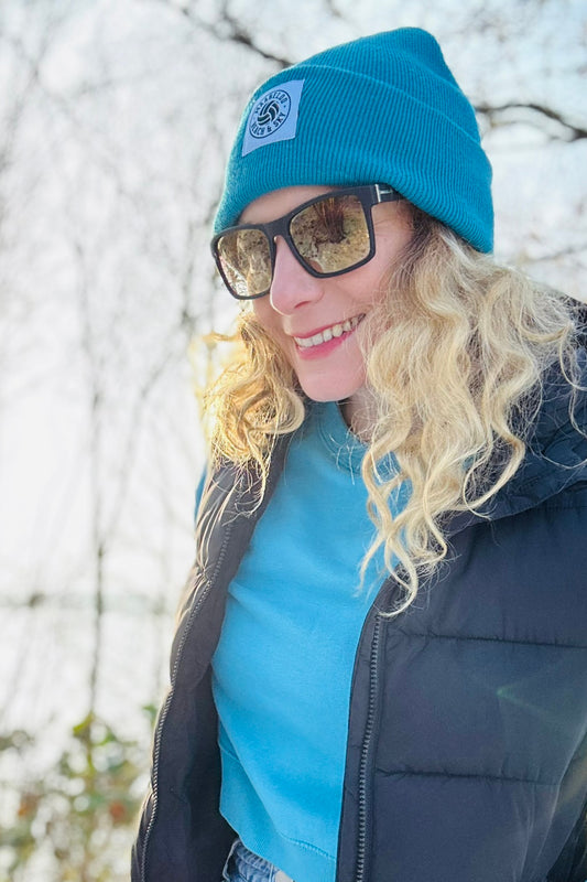 Cosy Beach Beanie – Teal