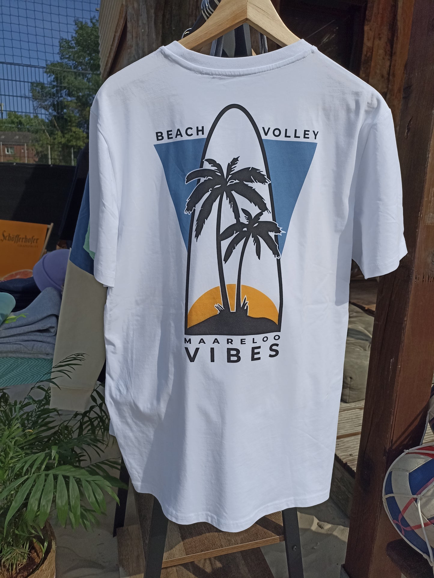 Beachvolleyball T-Shirt Herren BEACH VIBES