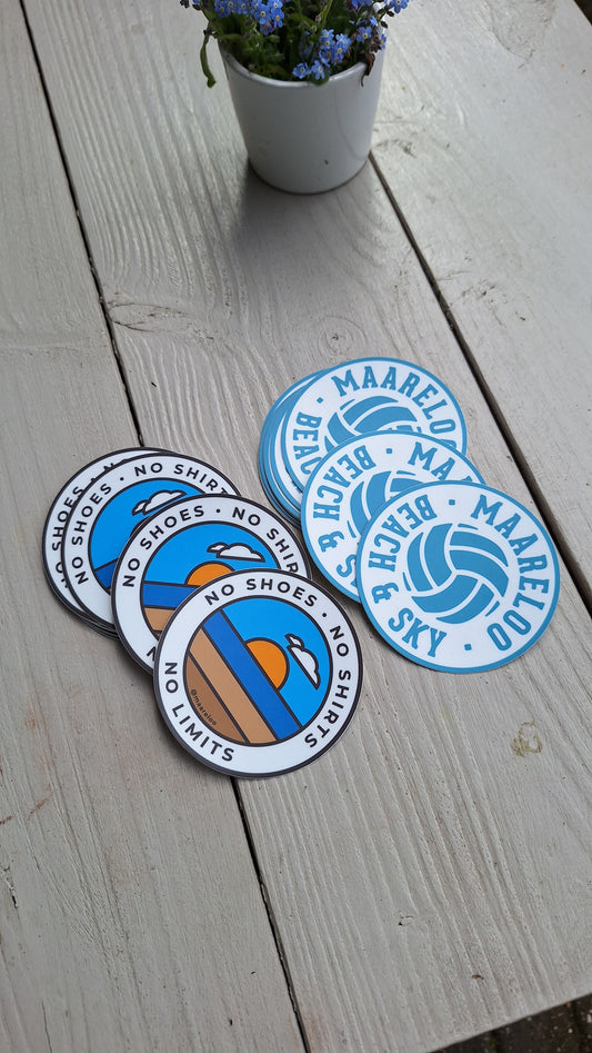 Beachvolleyball Sticker 'Maareloo'