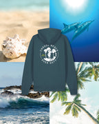 CHOOSE BEACH Hoodie - Petrol