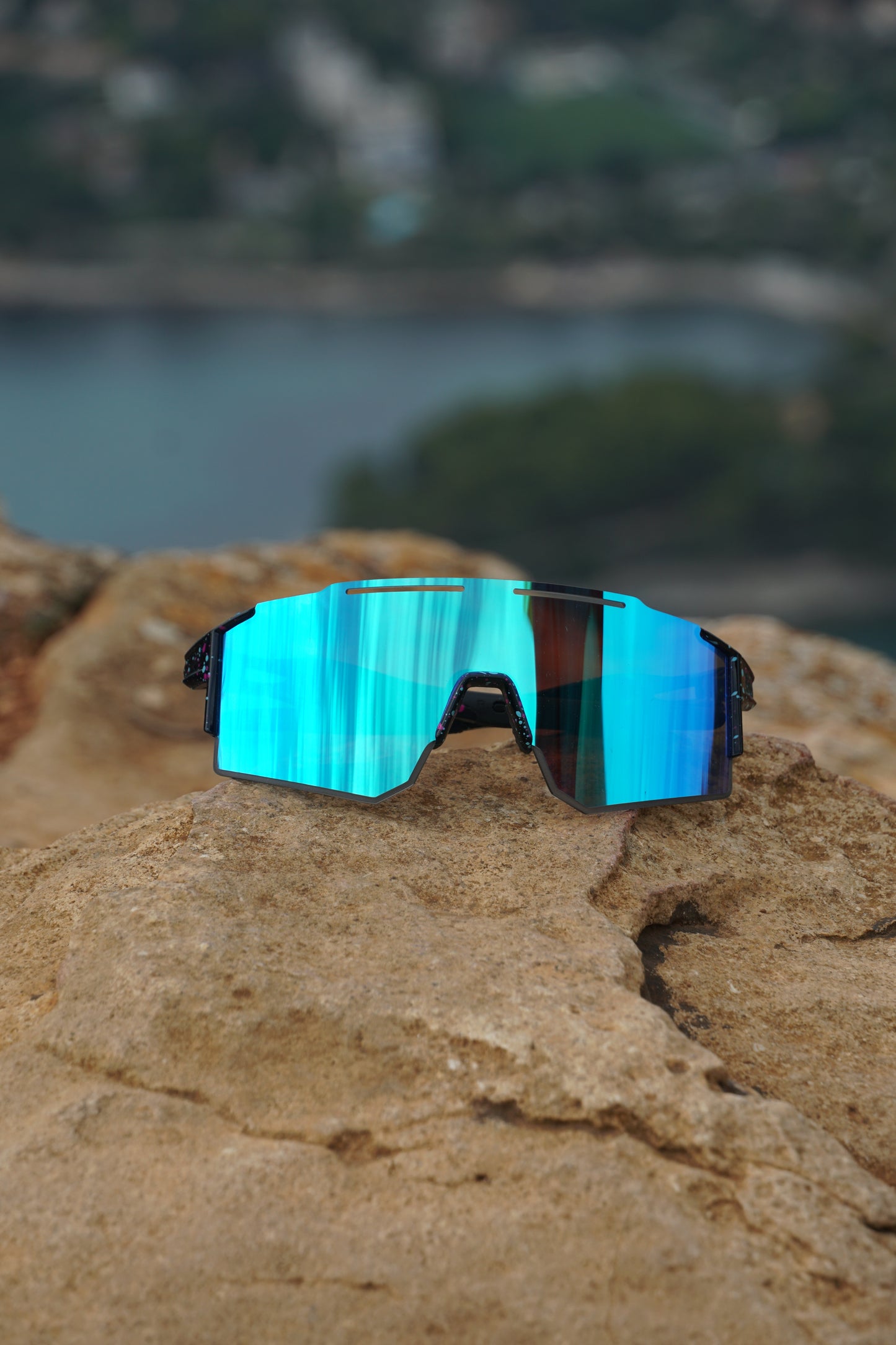 "Frameless" S1 Sportsonnenbrille BLACK