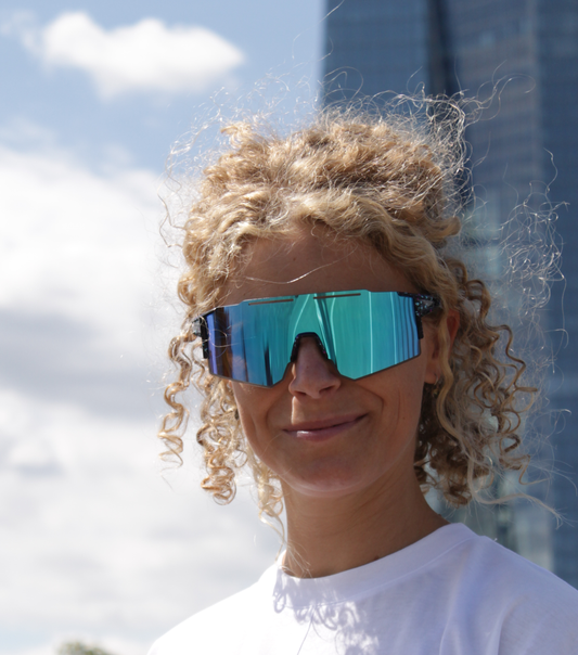 "Frameless" S1 Sportsonnenbrille BLACK