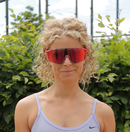 "Frameless" S1 Sportsonnenbrille RED