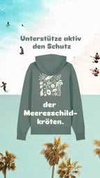 Turtle Love Hoodie - Deep Green