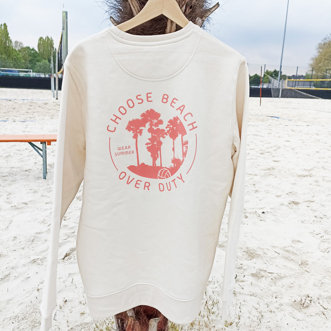 BeachVolley Organic Sweater 'CHOOSE BEACH'