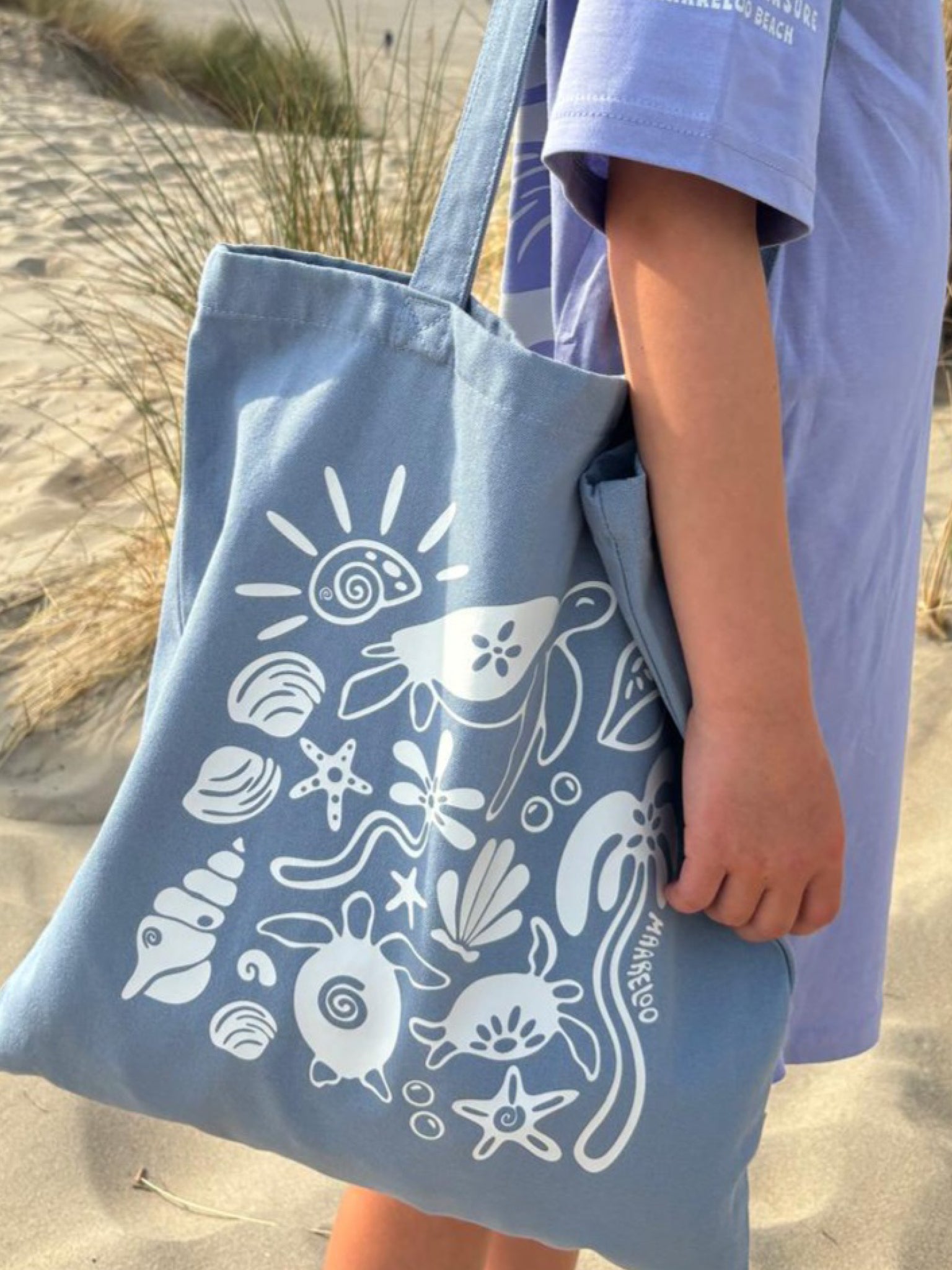 Organic Tote Bag 'Turtle Love'