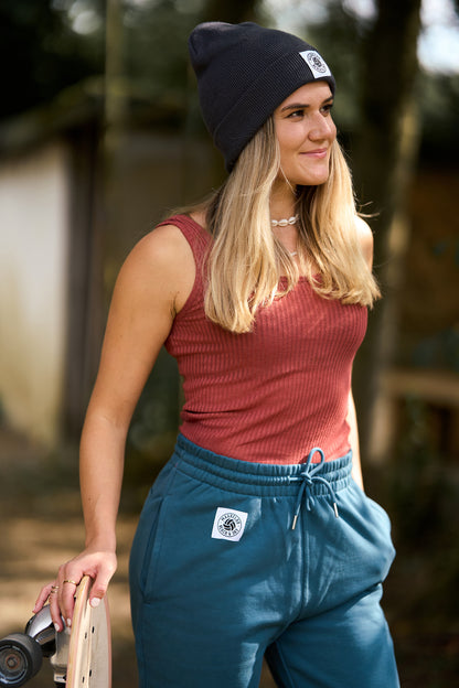 Cosy Beach Beanie – Black