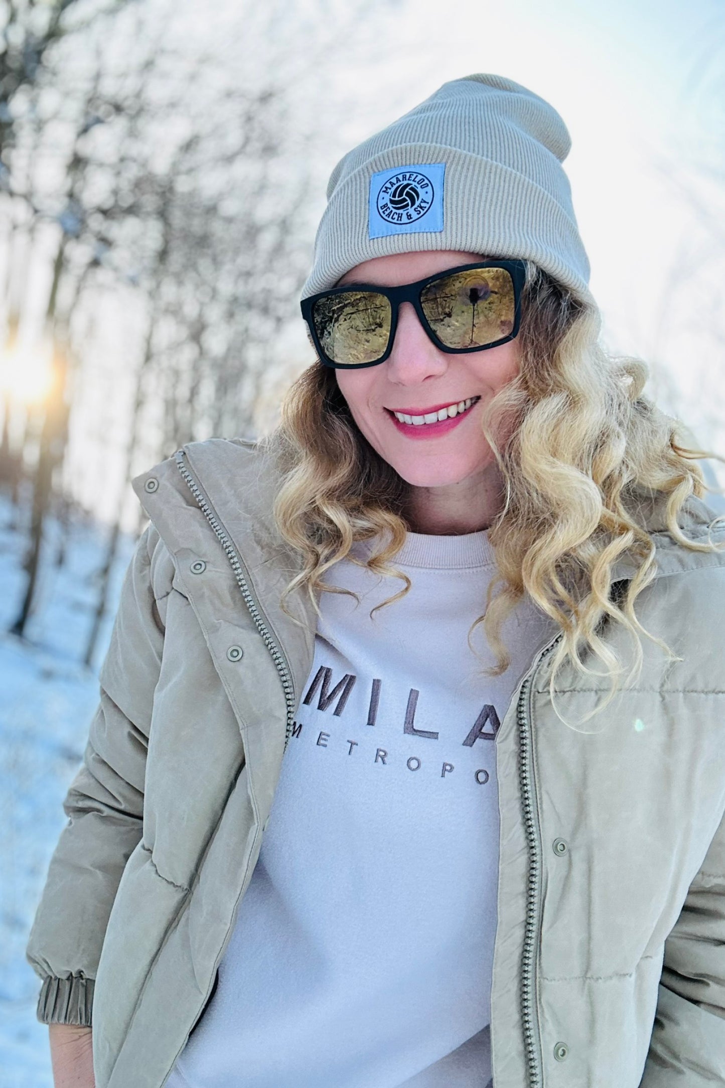 Cosy Beach Beanie – Sand