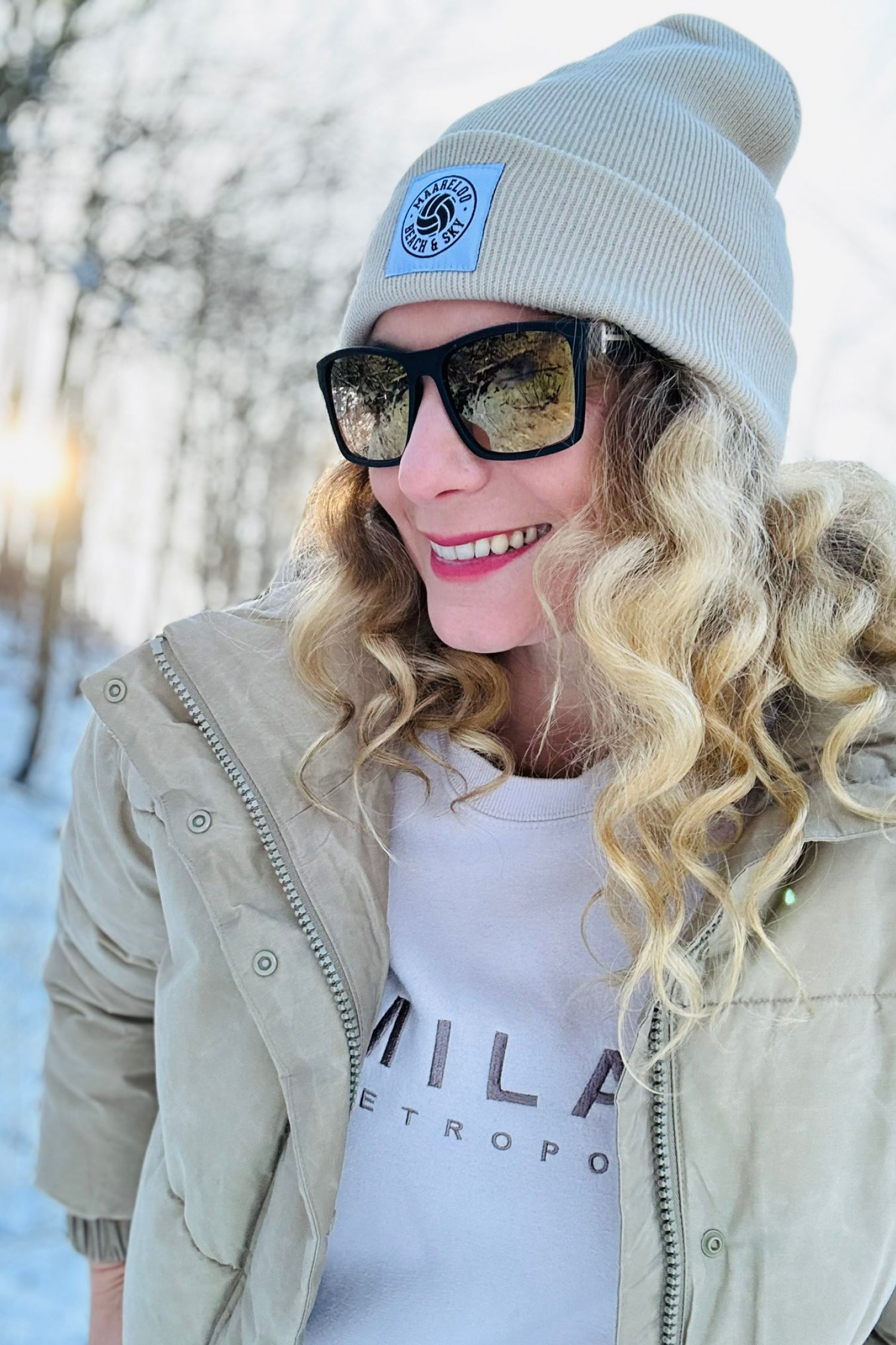 COSY BEACH Beanie – Sand