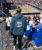 CHOOSE BEACH Hoodie - Petrol