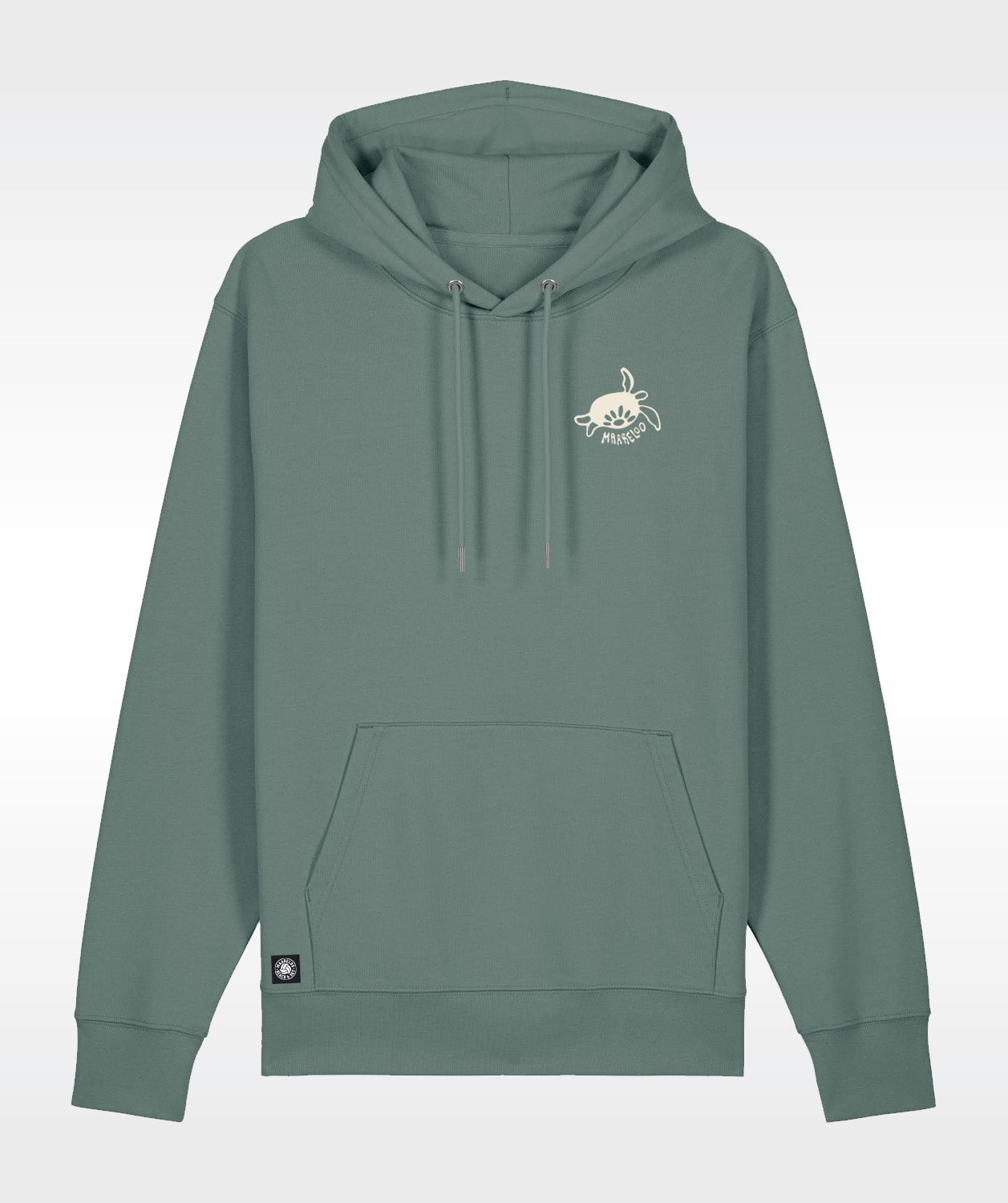 Turtle Love Hoodie - Deep Green