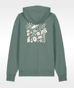 Turtle Love Hoodie - Deep Green