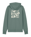 Turtle Love Hoodie - Deep Green