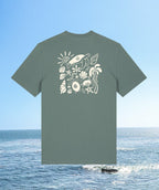 Turtle Love T-Shirt - deep green
