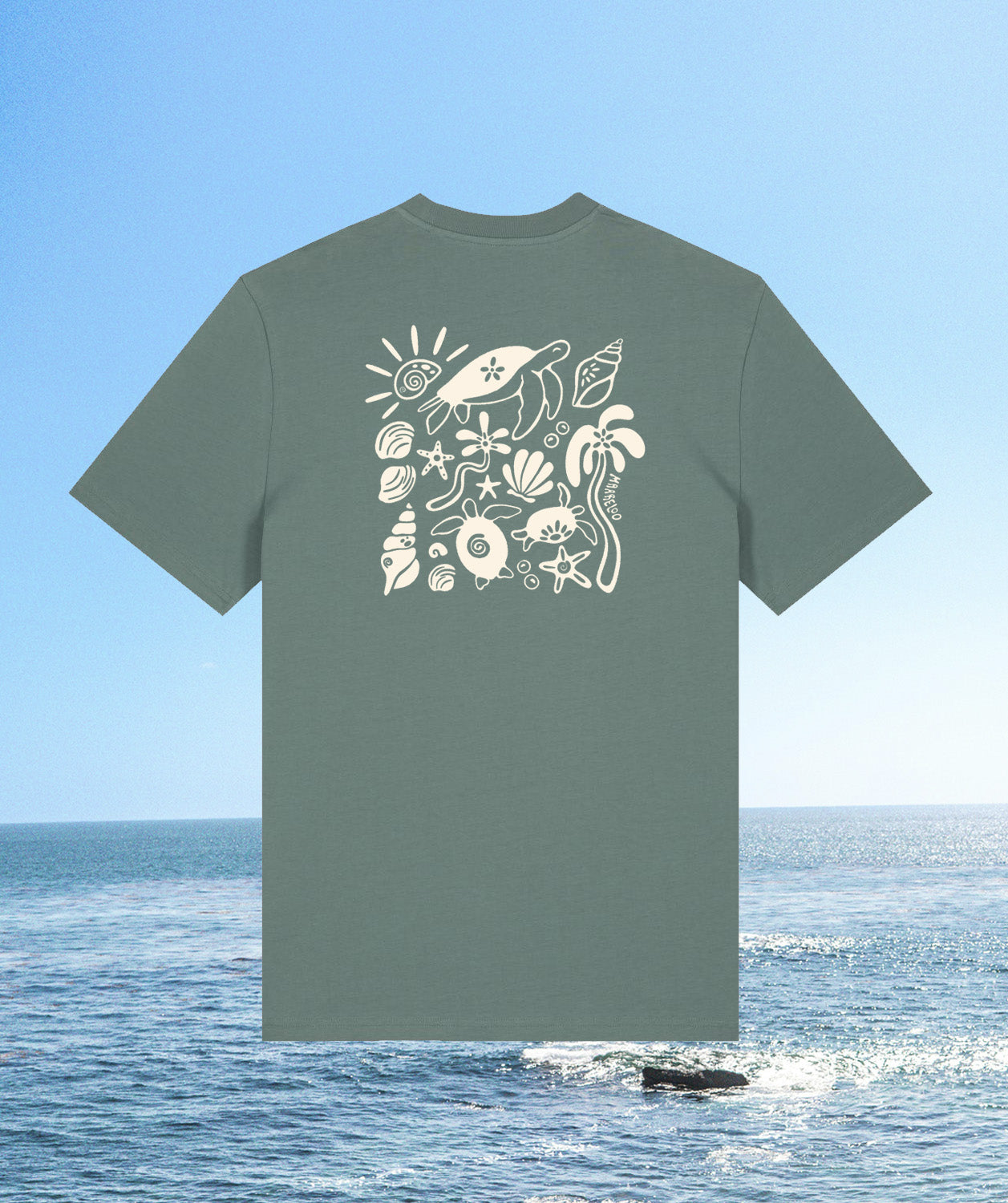Turtle Love T-Shirt - deep green