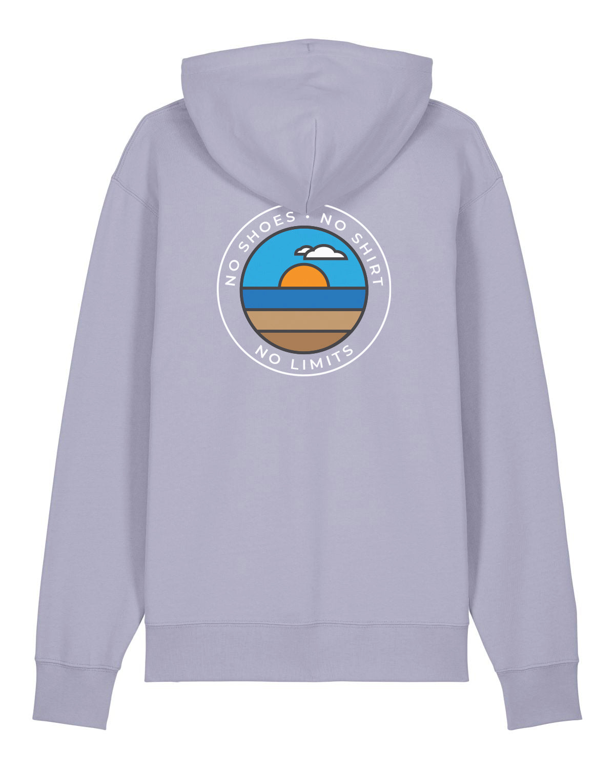 Beachvolleyball Bekleidung Streetwear Oberteil Hoodie lavender mit Markenlabel
Pach Shot Großer Rückenprint