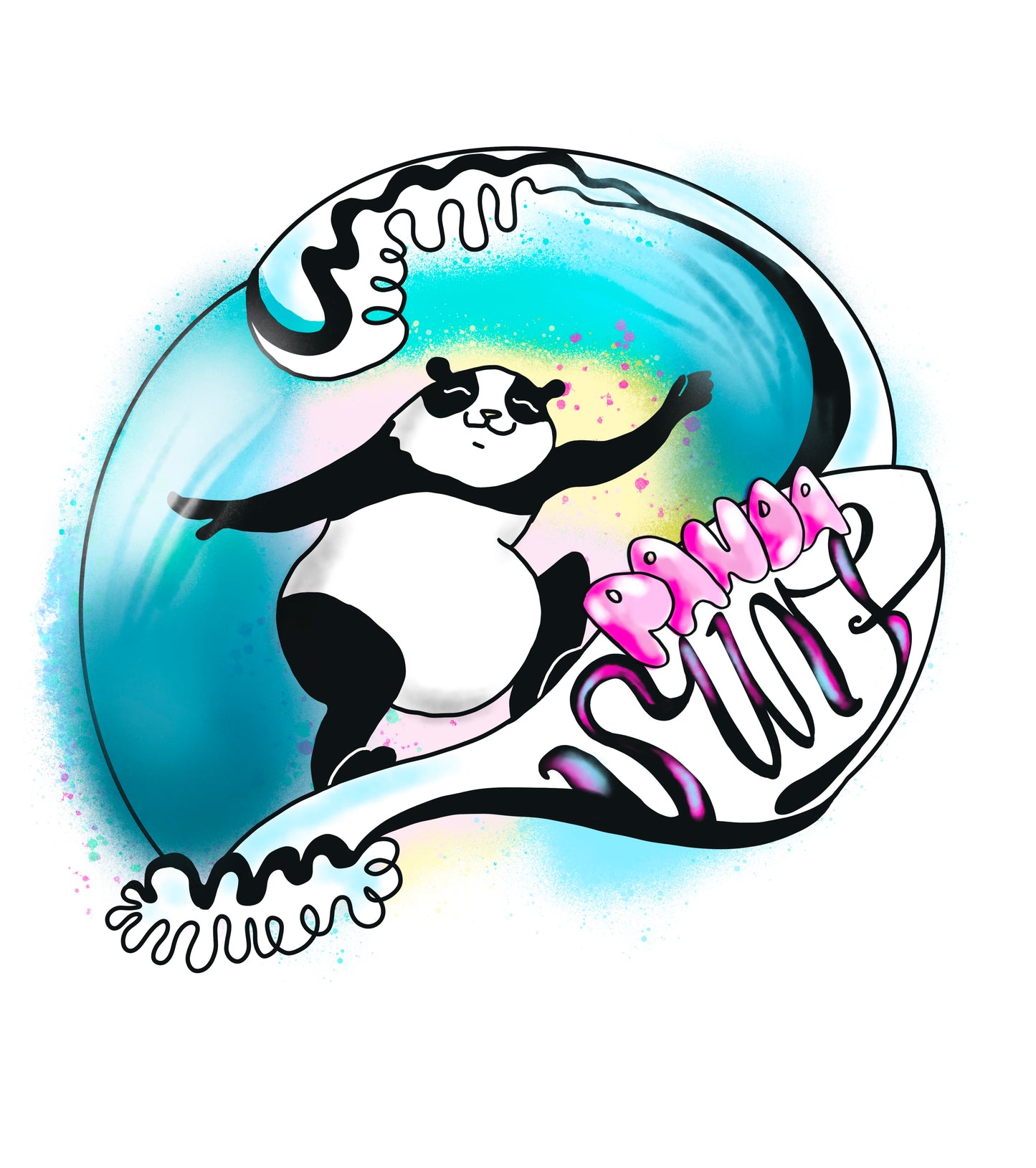 PANDA Surf T-Shirt