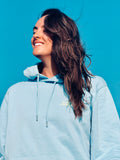 CHOOSE BEACH Hoodie - Sky Blue