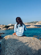 CHOOSE BEACH Hoodie - Sky Blue