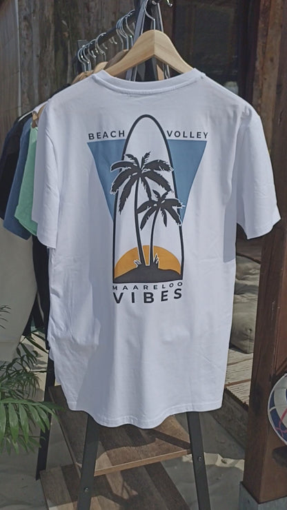 Beachvolleyball T-Shirt Herren BEACH VIBES